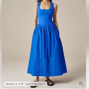 J. Crew Drop Waist Sleeveless Dress
